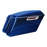 HR3 Superior Blue 2015UL Hard Saddlebags (Regular) For 14-23 Harley Touring